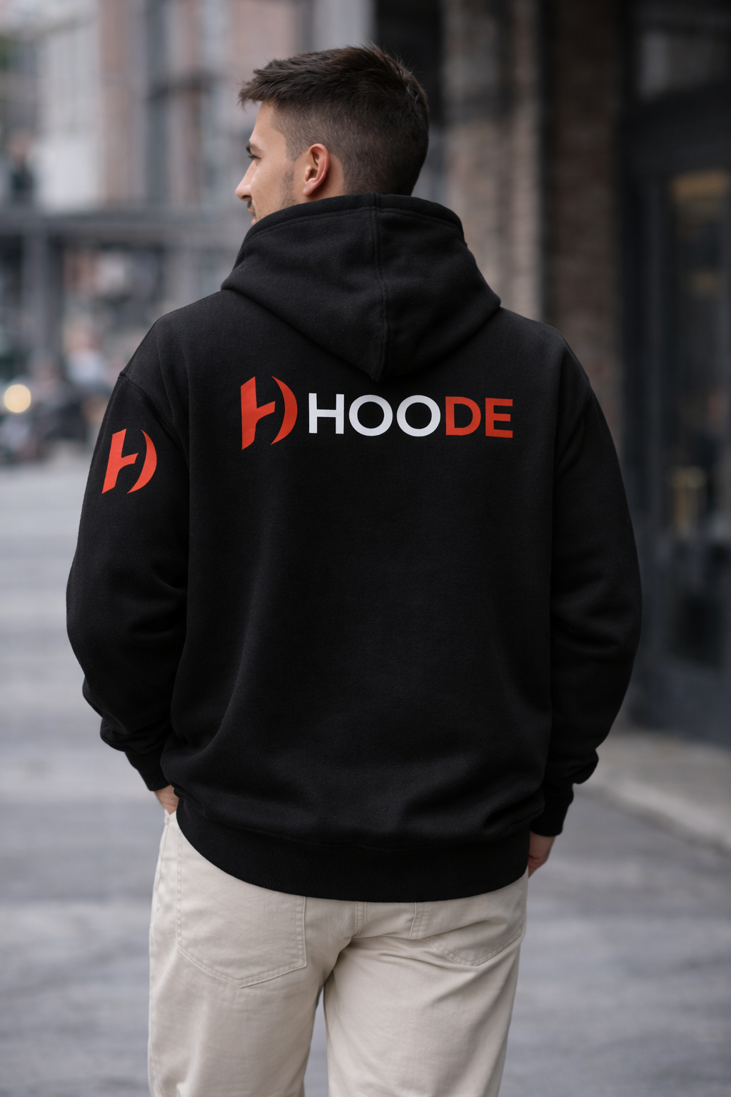 HOODE Premium Oversized Hoodie – Black