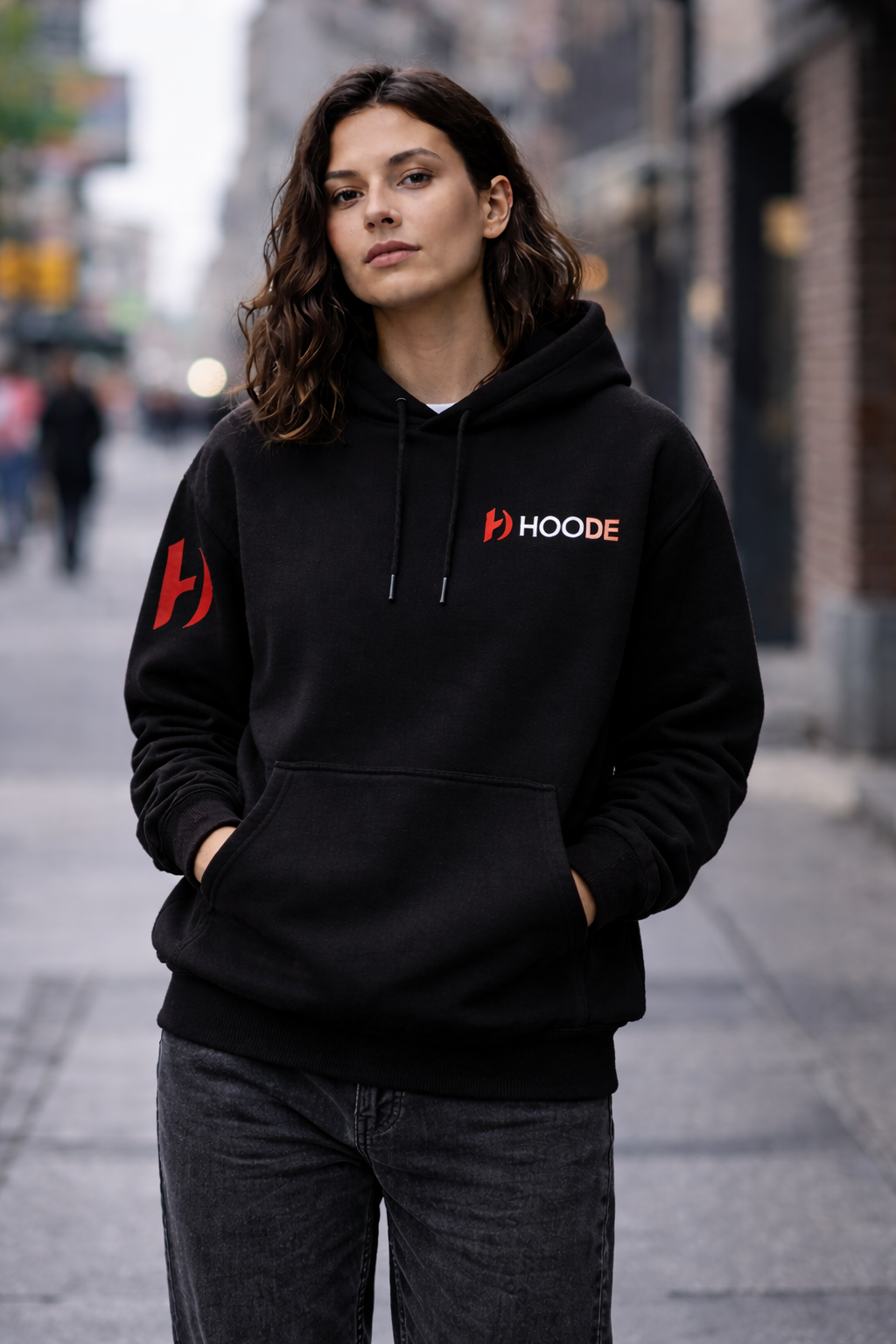 HOODE Premium Oversized Hoodie – Black