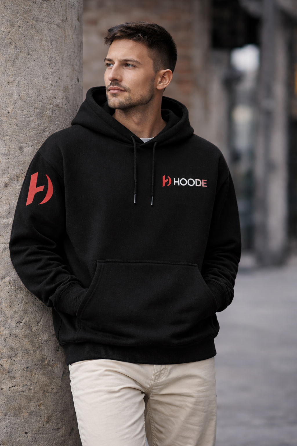 HOODE Premium Oversized Hoodie – Black