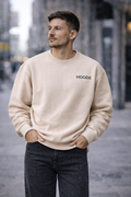 HOODE Oversized Sweatshirt – Beige