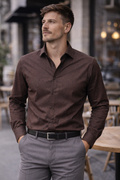 HOODE Premium Shirt – Brown