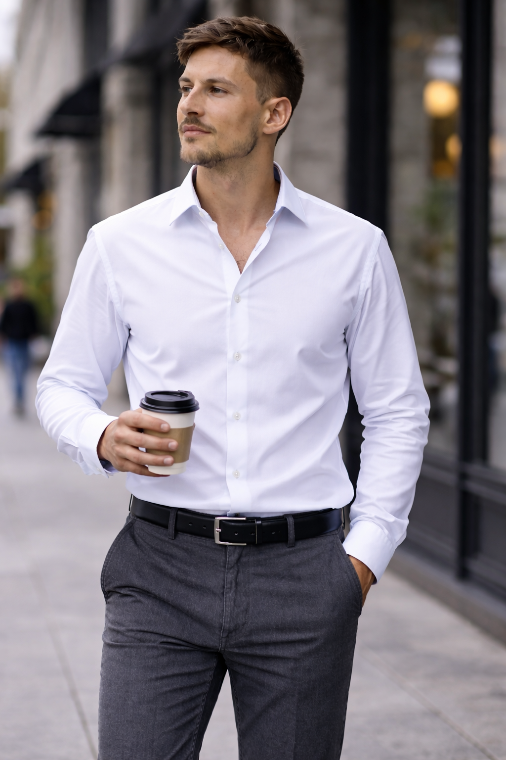 HOODE Premium Shirt – White